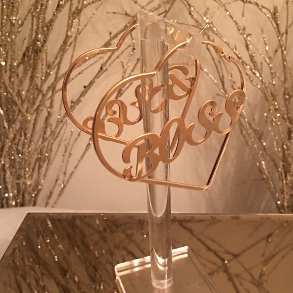 Boss Heart Earrings✨✨ - Picture 3 of 4